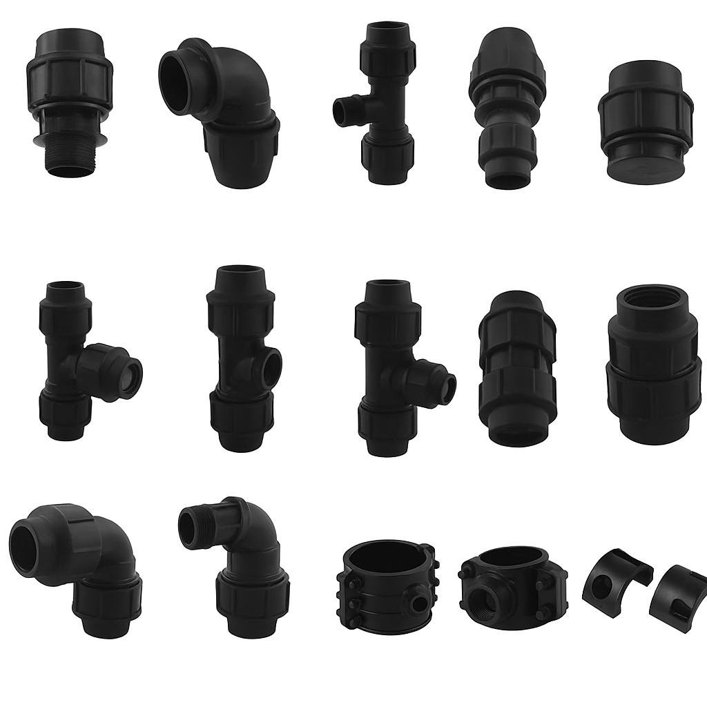 PP COMPRESSION FITTINGS, GARDA SURYA INDONESIA, AGEN PIPA